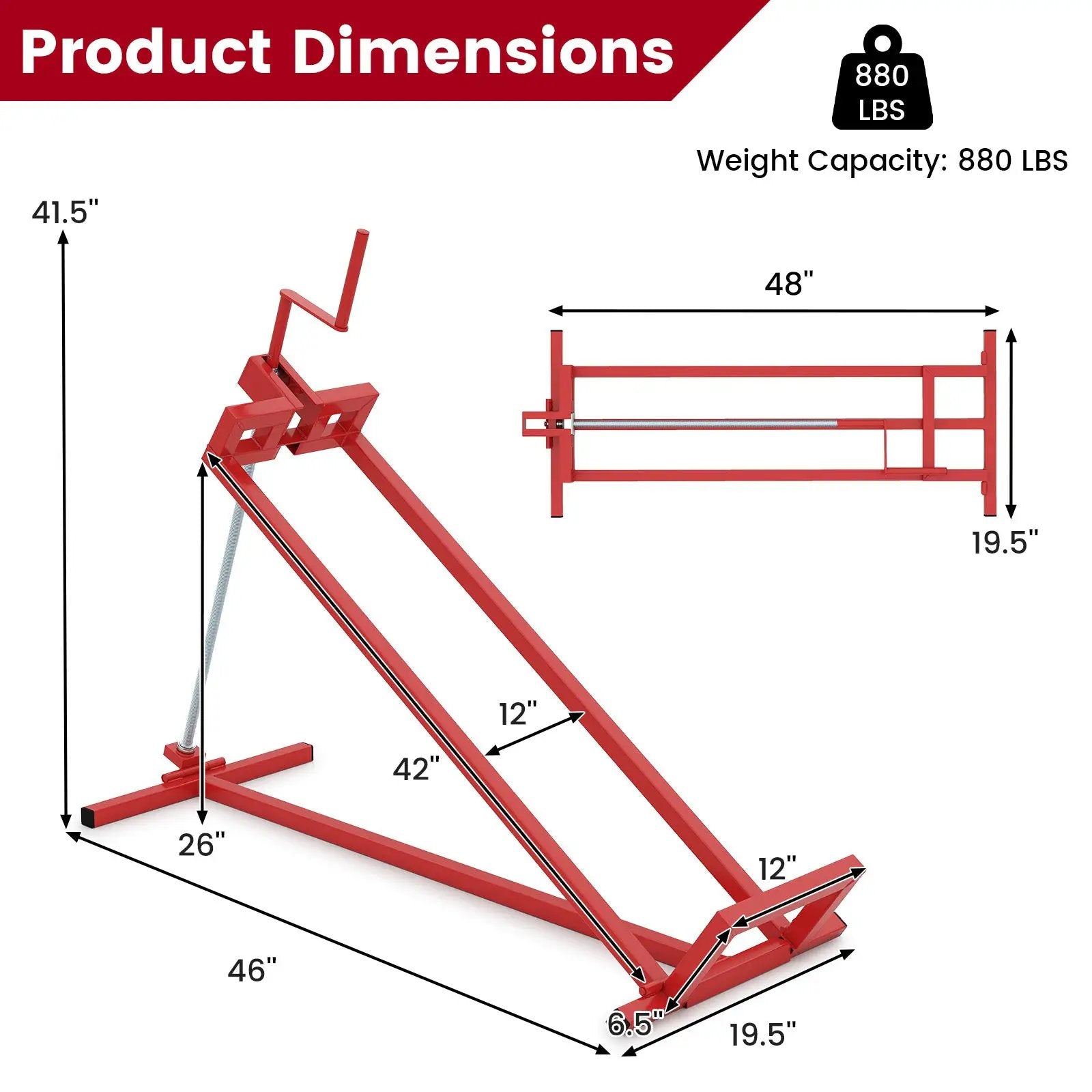 Lawn Mower Lift Jack Riding Mower Lift by DirectDeals