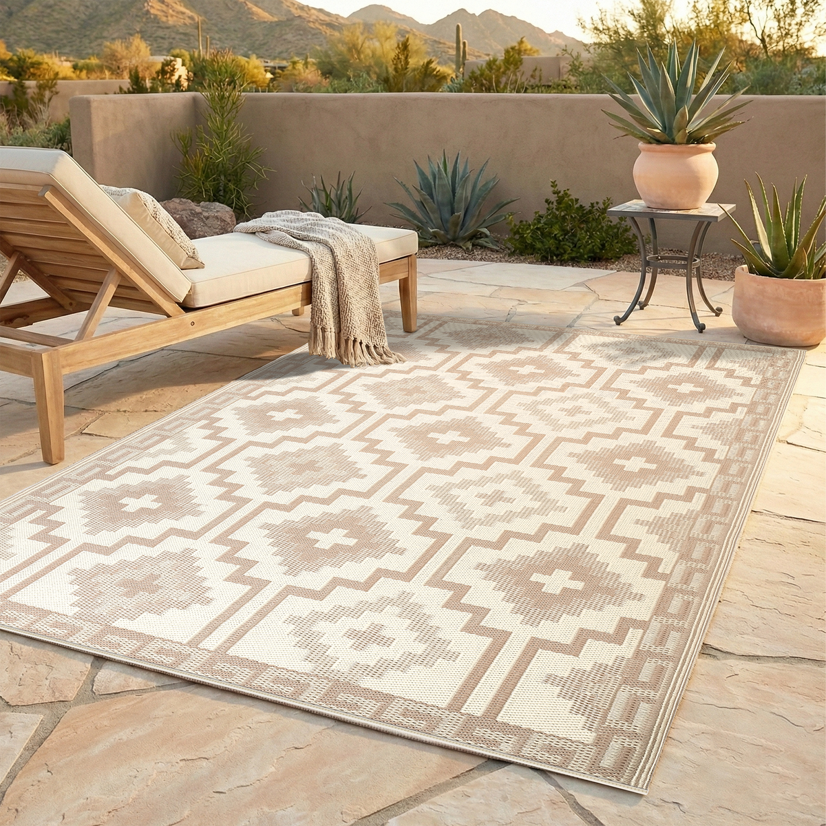 Lhasa - Outdoor Rug for Patio by Fab Habitat
