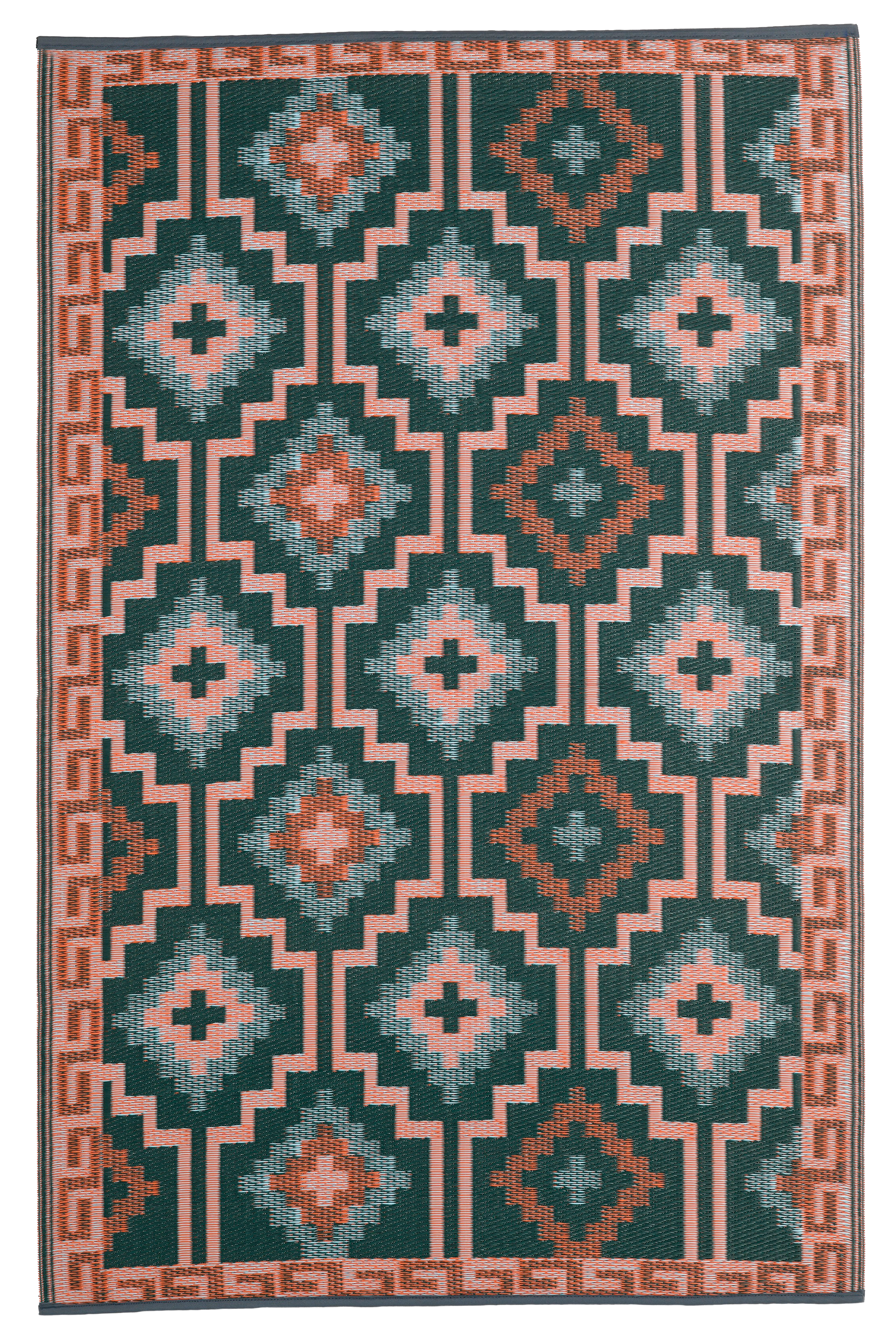 Lhasa - Green Outdoor Rug for Patio by Fab Habitat
