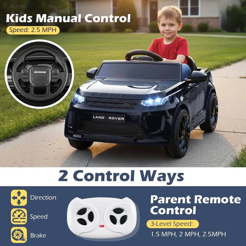 Licensed Land Rover Kids Ride on Car 12V Battery Powered Kids Electric Car by DirectDeals