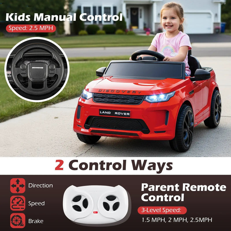 Licensed Land Rover Kids Ride on Car 12V Battery Powered Kids Electric Car by DirectDeals