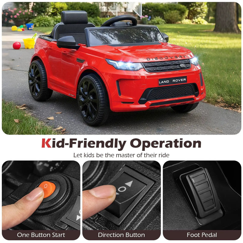 Licensed Land Rover Kids Ride on Car 12V Battery Powered Kids Electric Car by DirectDeals