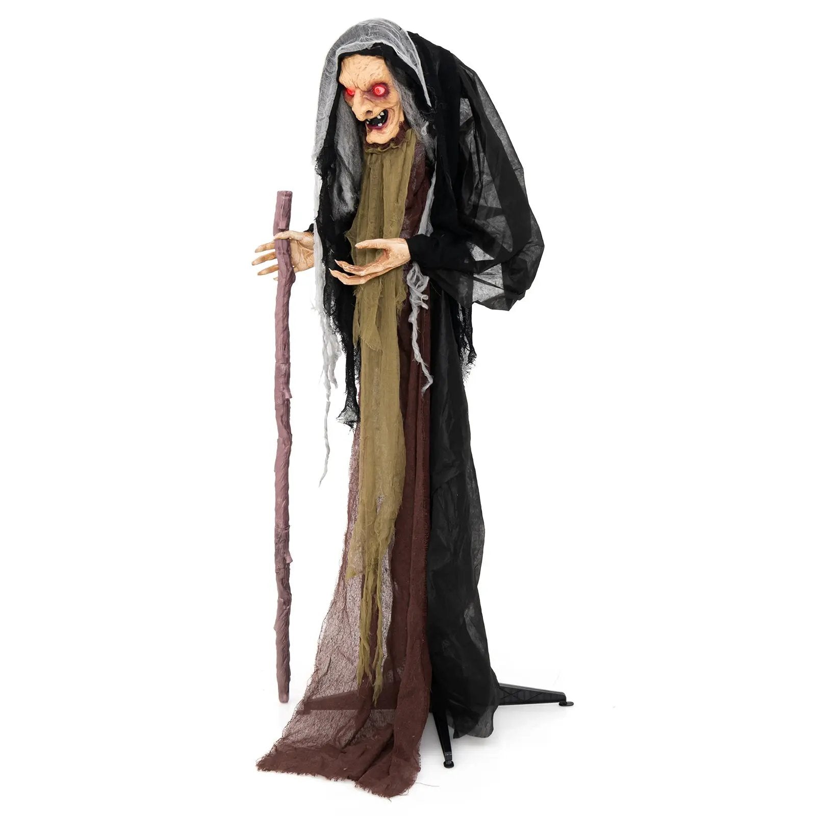 Life Size Animatronic Witch with Pre-Recorded Phrases by DirectDeals