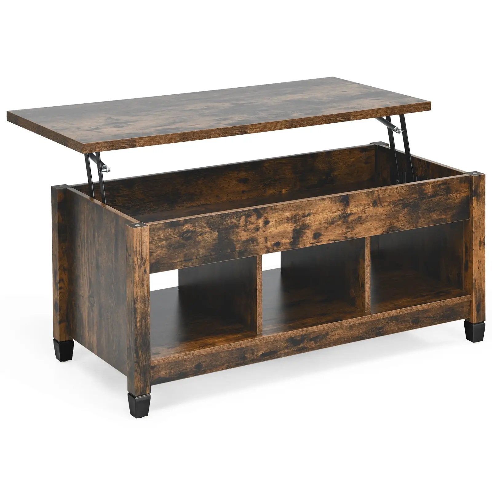 Coffee Table with Hidden Storage Compartment by DirectDeals