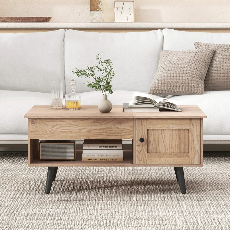 Lift Top Coffee Table with Storage and Hidden Compartment by DirectDeals