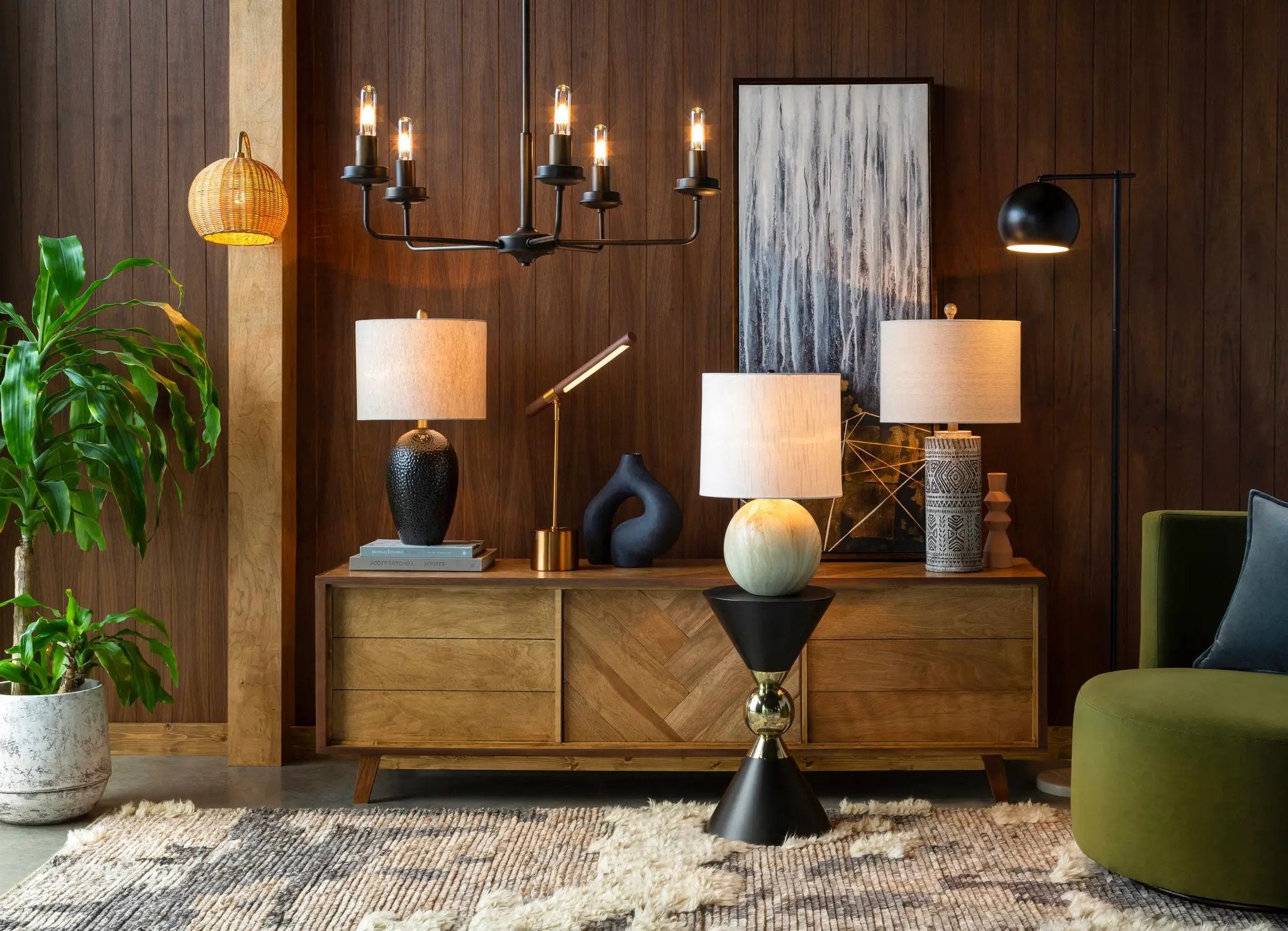 Hindang Rattan Wall Sconces by Boutique Rugs