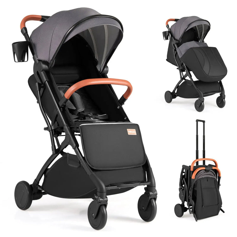 Lightweight Baby Stroller Compact Travel Stroller with One-Hand Folding by DirectDeals