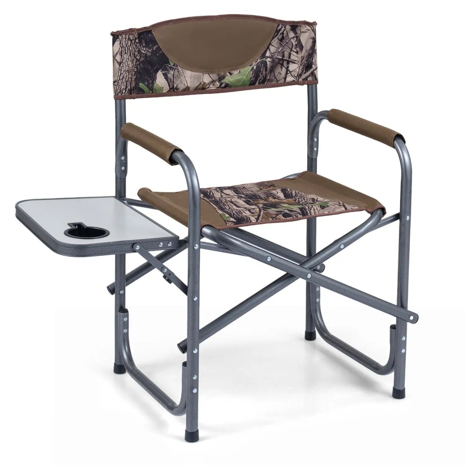 Lightweight Folding Camping Chair with Side Table by DirectDeals