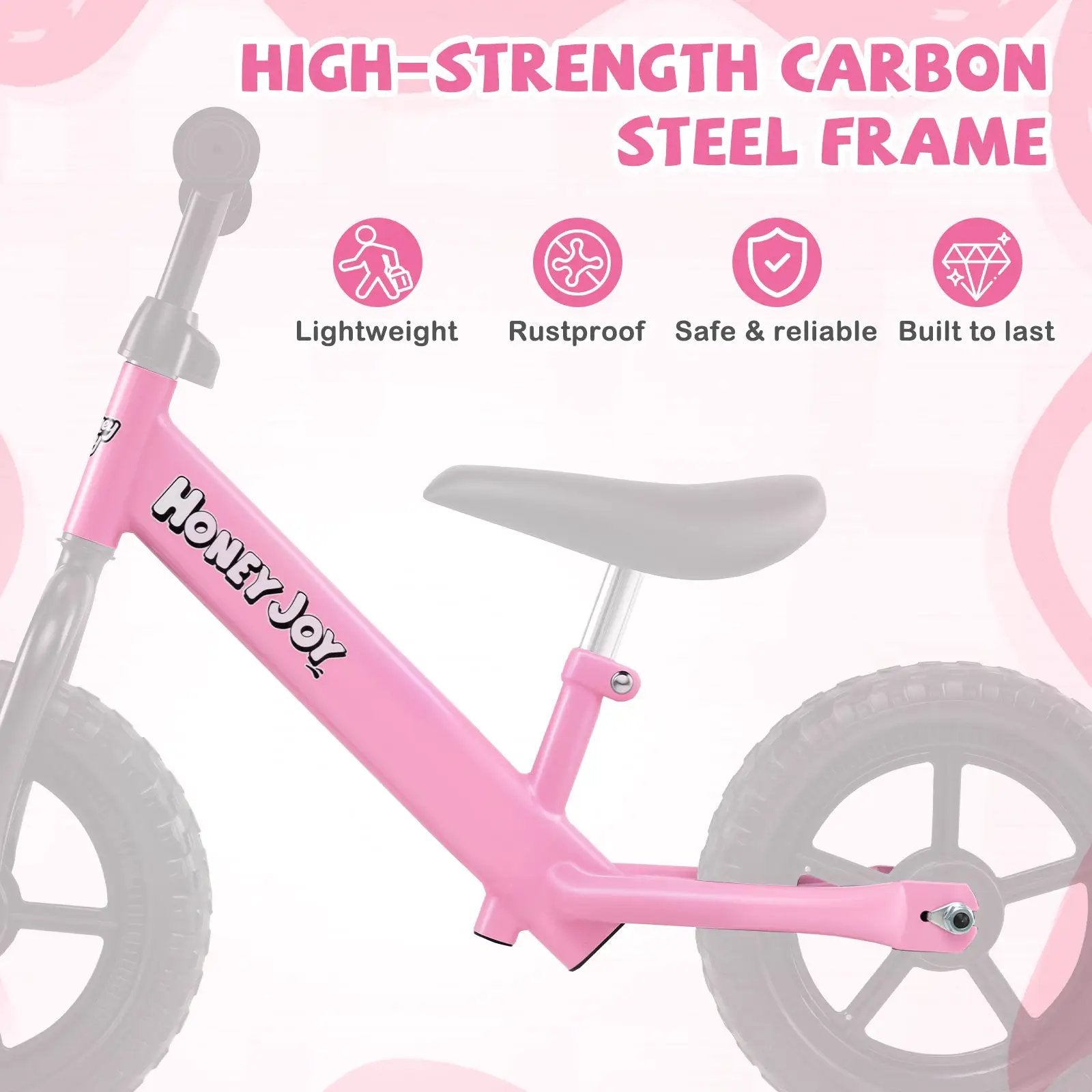 Lightweight Toddler Balance Bike No Pedal Training Bicycle by DirectDeals