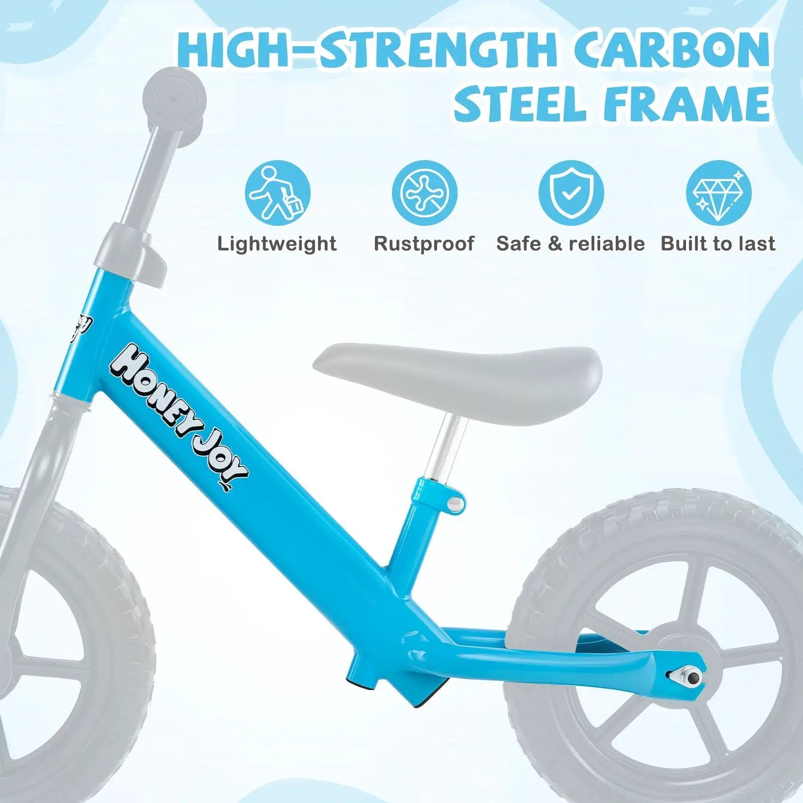 Lightweight Toddler Balance Bike No Pedal Training Bicycle by DirectDeals