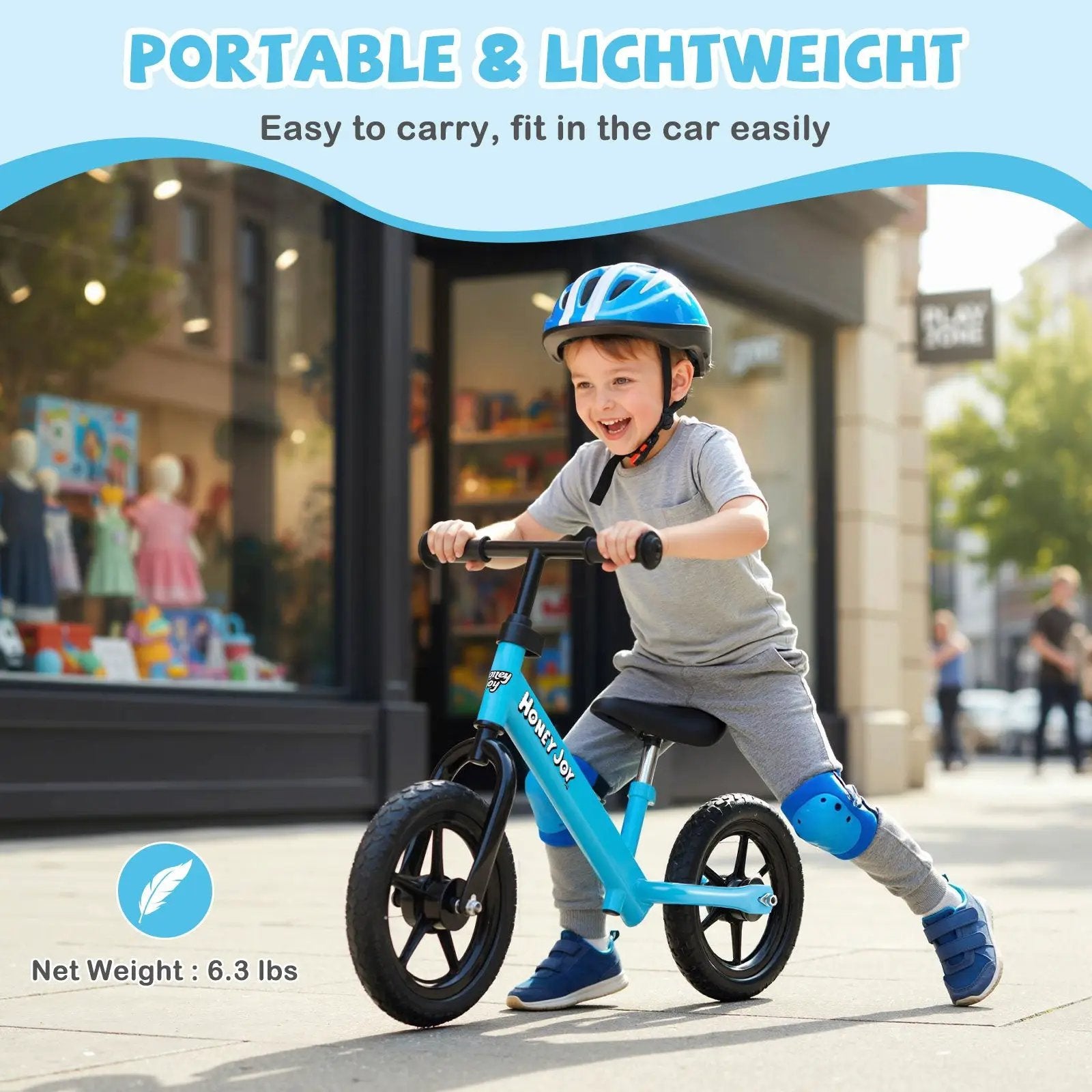 Lightweight Toddler Balance Bike No Pedal Training Bicycle by DirectDeals
