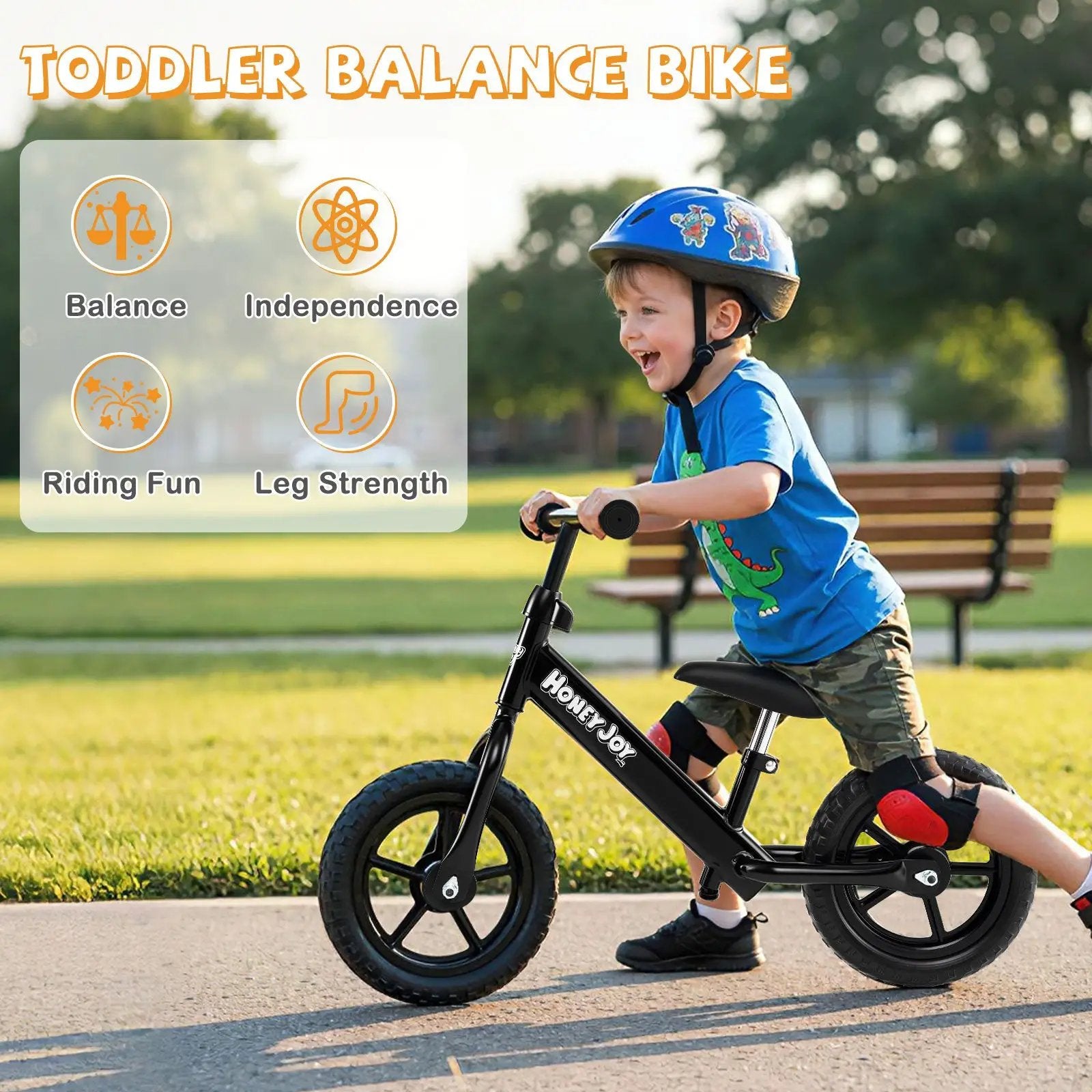 Lightweight Toddler Balance Bike No Pedal Training Bicycle by DirectDeals