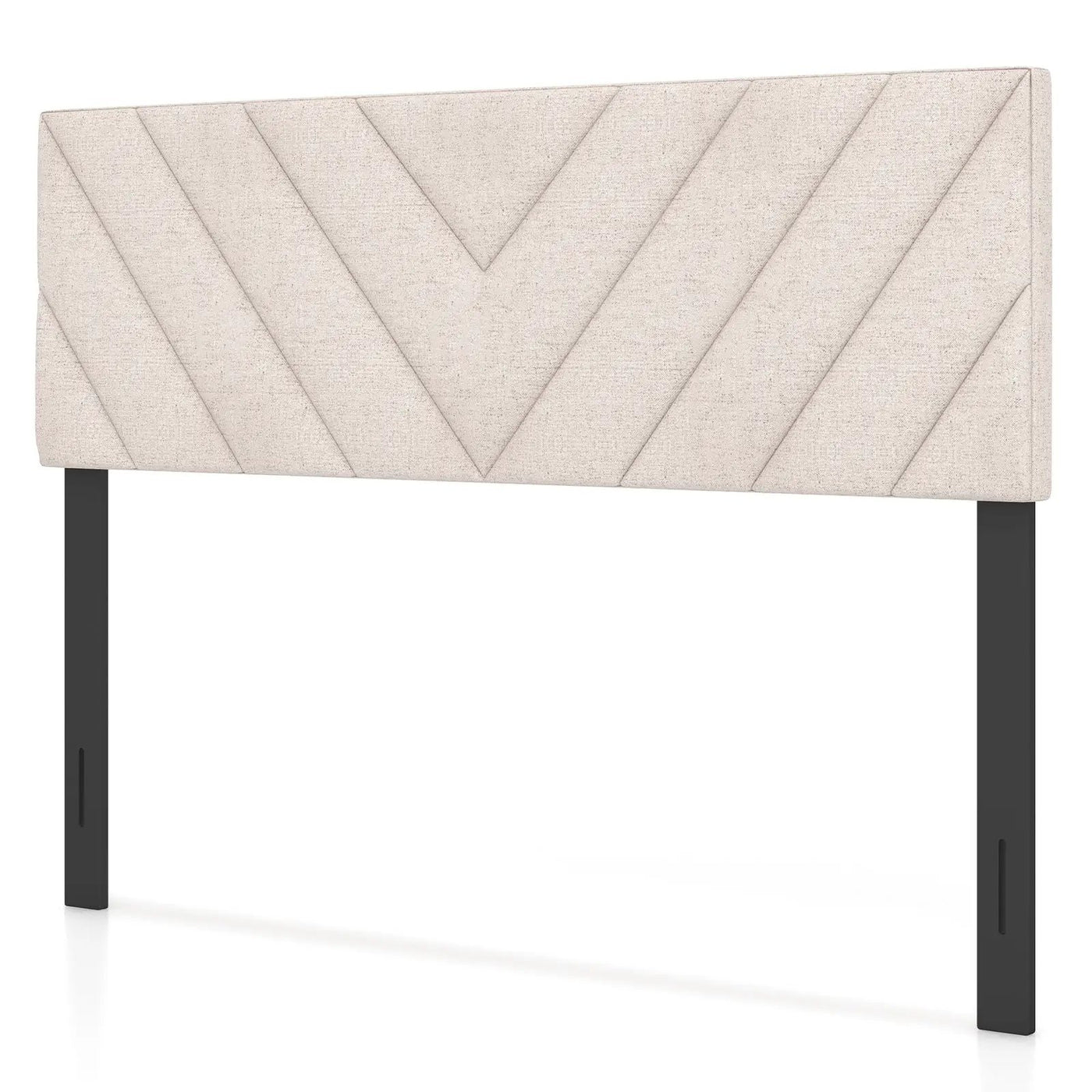 Linen Upholstered Headboard for Full and Queen Size Bed Frames by DirectDeals