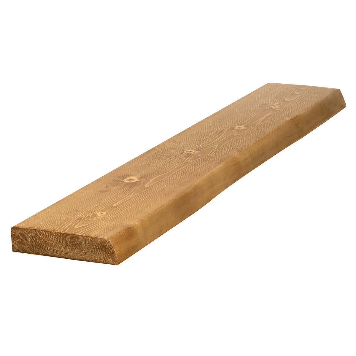 Live Edge Floating Wall Shelf – Solid Real Wood by Dogberrycollections
