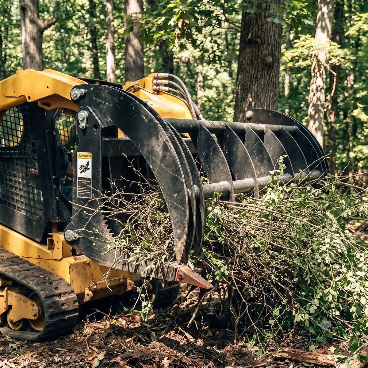 Greatbear 78" Heavy Root Grapple Rake by Chery Industrial