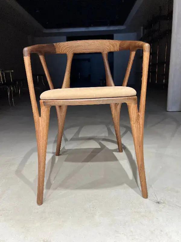 Luxury Premium Solid Walnut Chair - Italian Style by Gizz