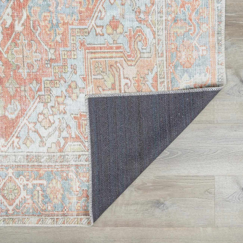 Rust Maayon Washable Rug by Boutique Rugs