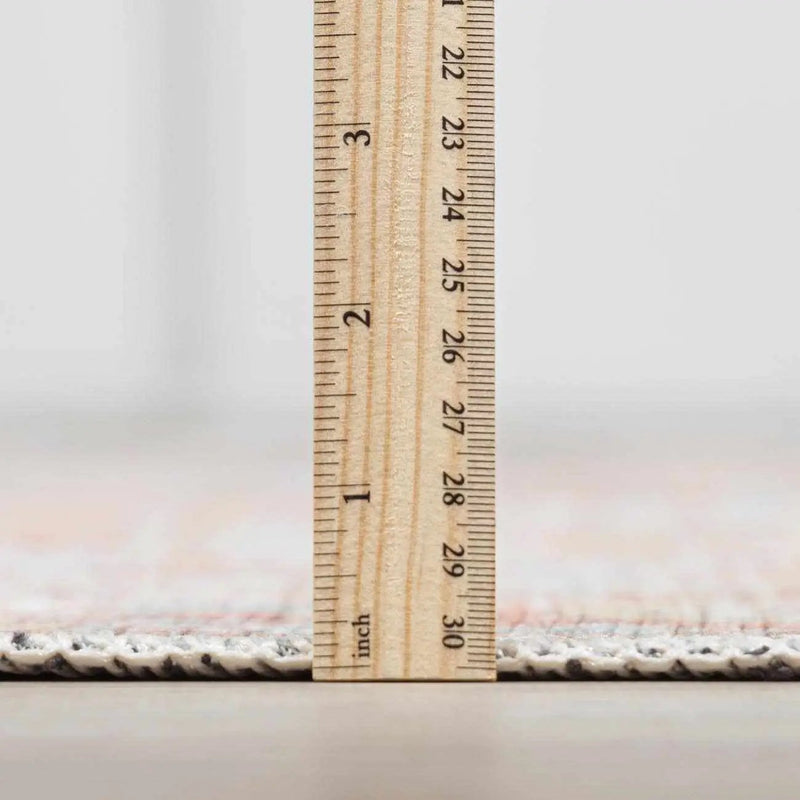 Rust Maayon Washable Rug by Boutique Rugs