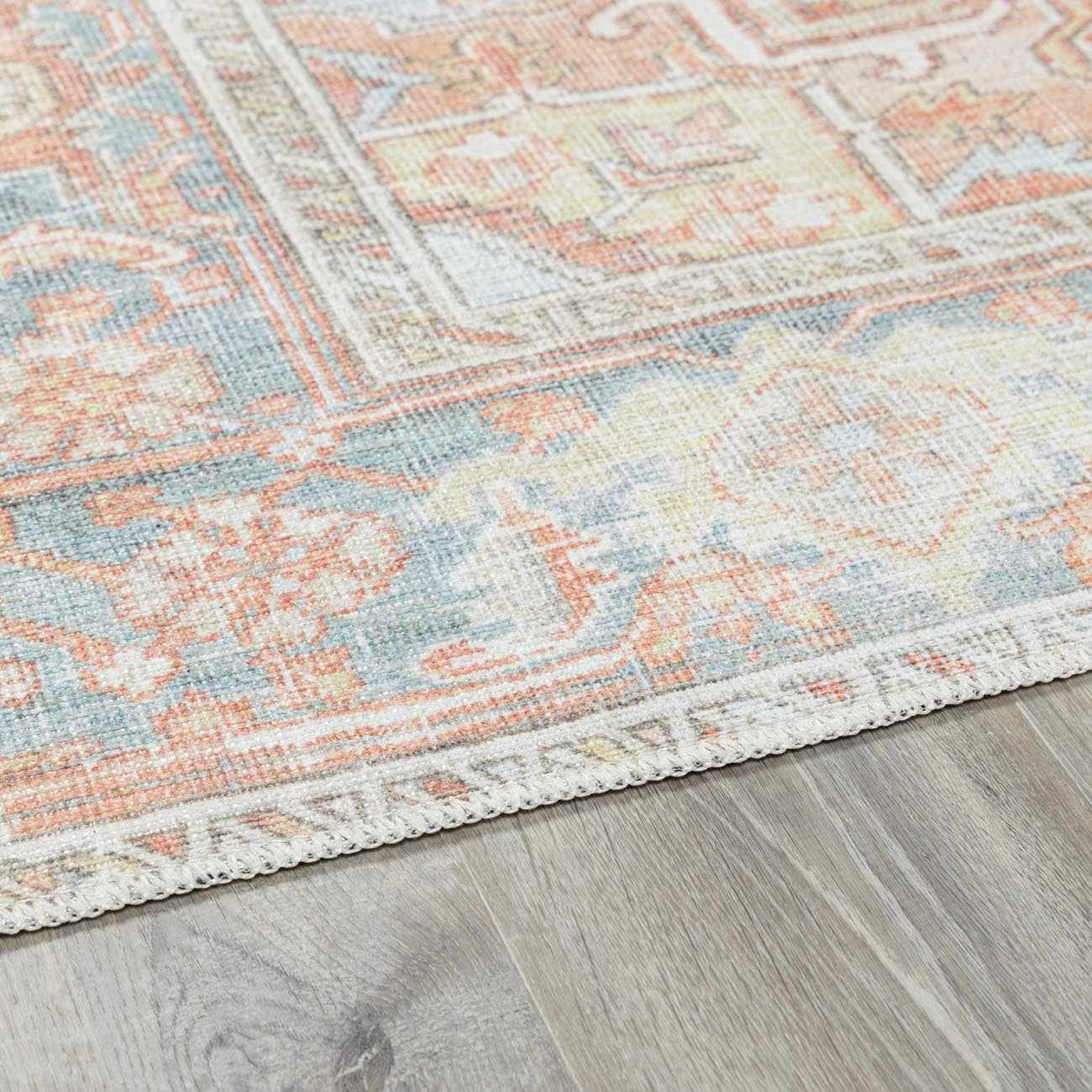 Rust Maayon Washable Rug by Boutique Rugs