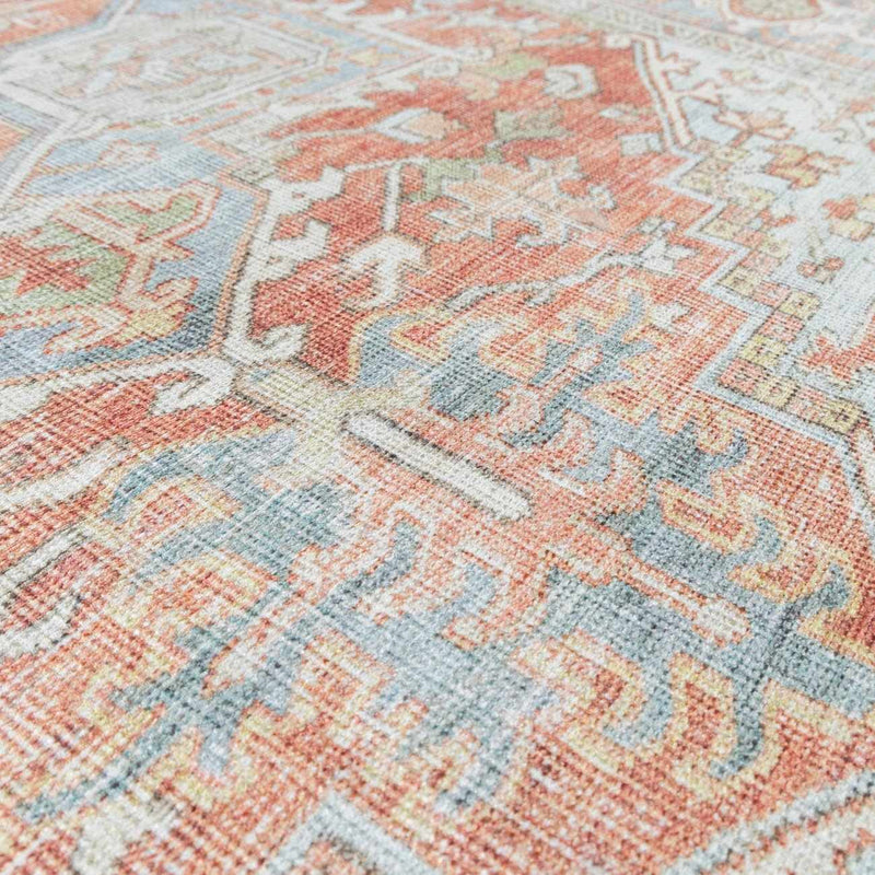 Rust Maayon Washable Rug by Boutique Rugs