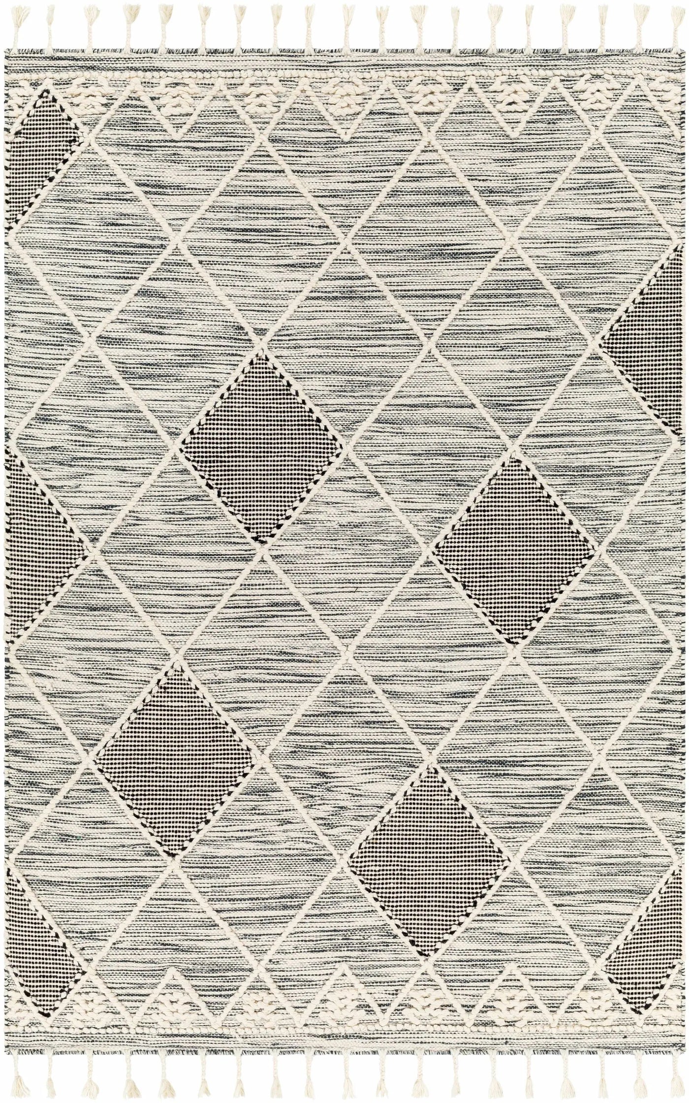 Mabua Tasseled Jute&Wool Rug - Clearance by Boutique Rugs