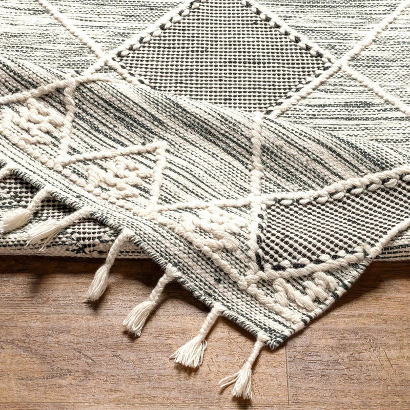 Mabua Tasseled Jute&Wool Rug - Clearance by Boutique Rugs