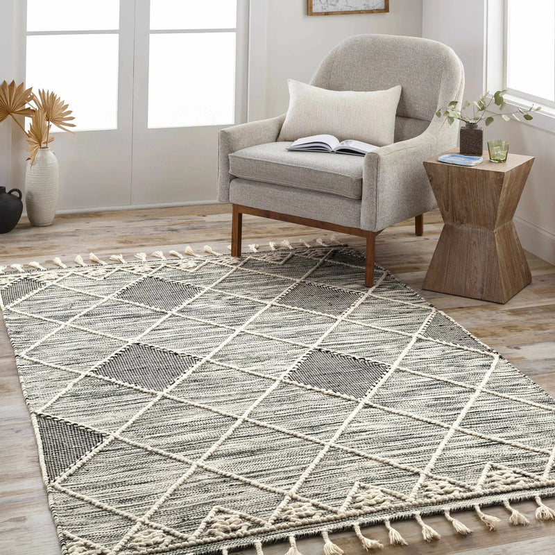 Mabua Tasseled Jute&Wool Rug - Clearance by Boutique Rugs