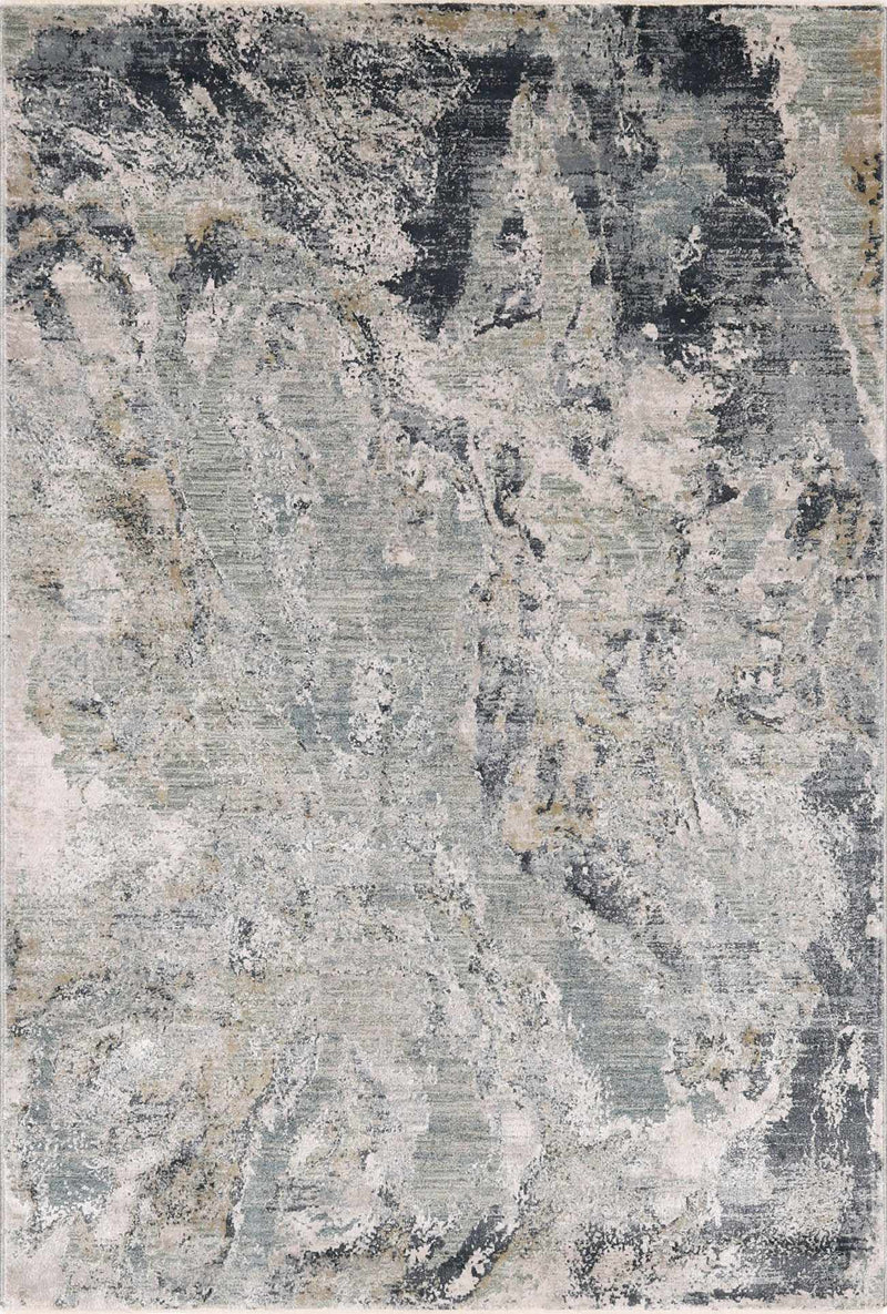 Maddington Gray Marble Thick Luxe Rug by Boutique Rugs