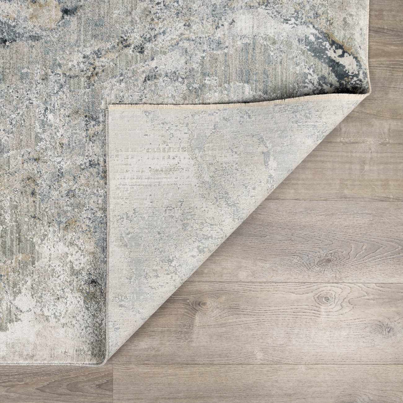 Maddington Gray Marble Thick Luxe Rug by Boutique Rugs