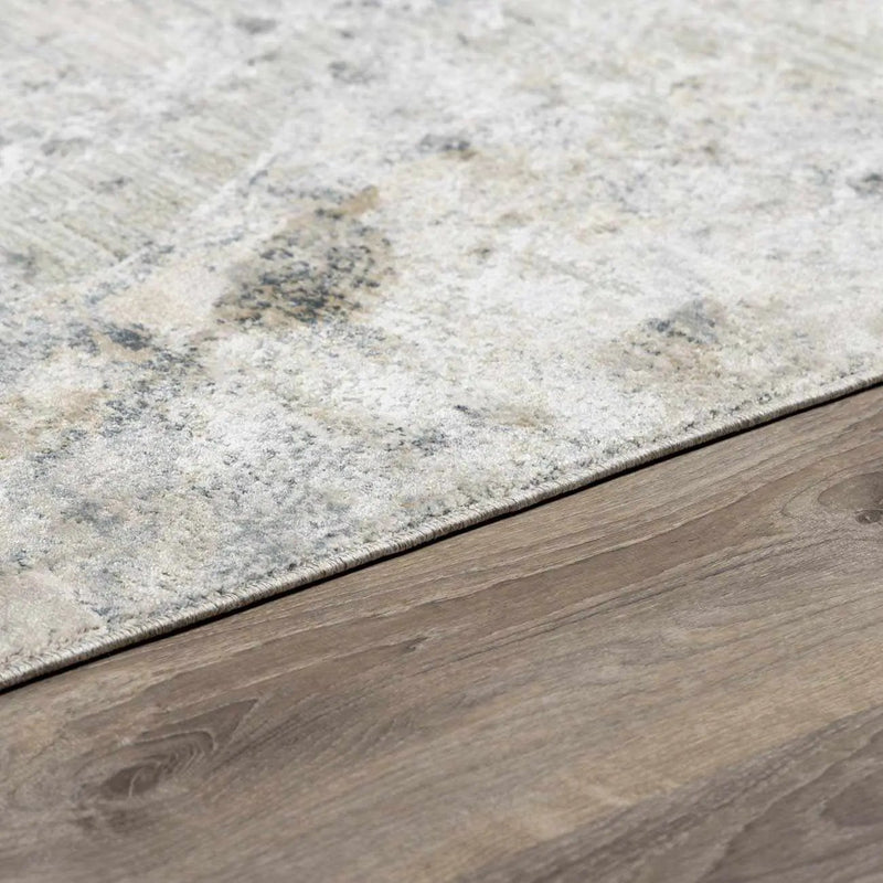 Maddington Gray Marble Thick Luxe Rug by Boutique Rugs