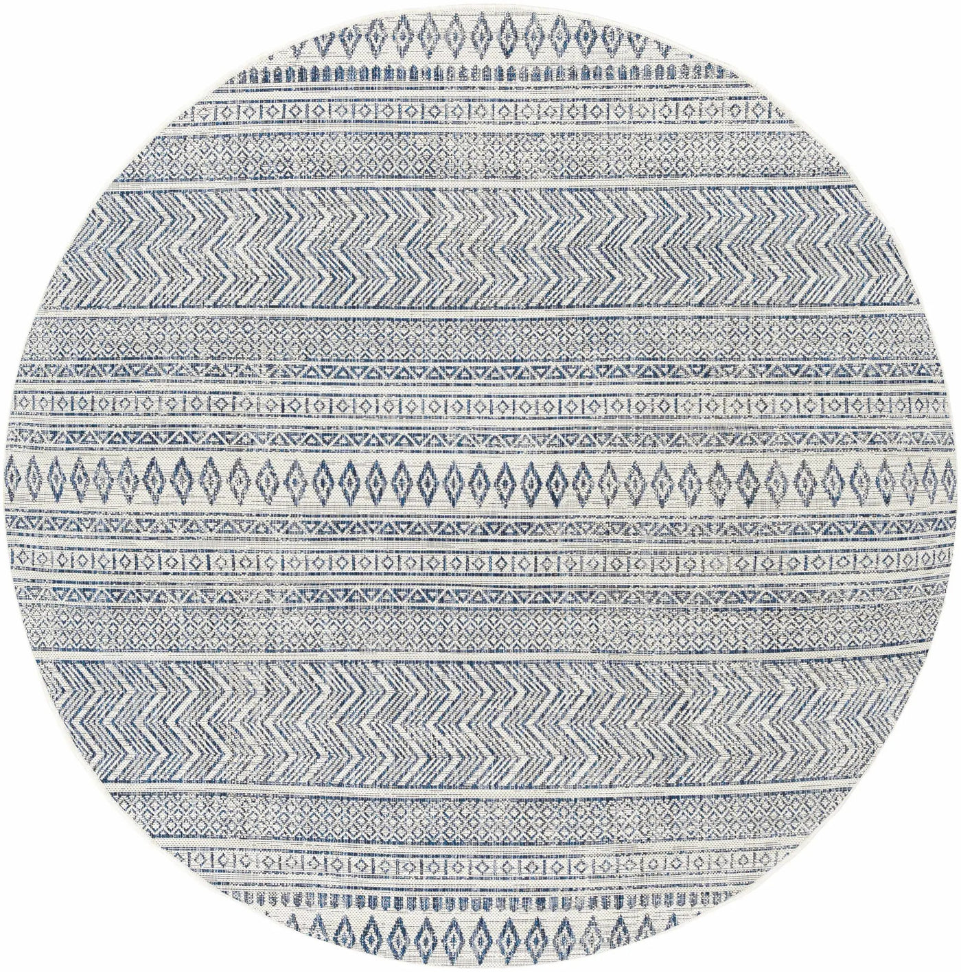 Madras Light Blue Green All Over Performance Outdoor Area Rug by Boutique Rugs