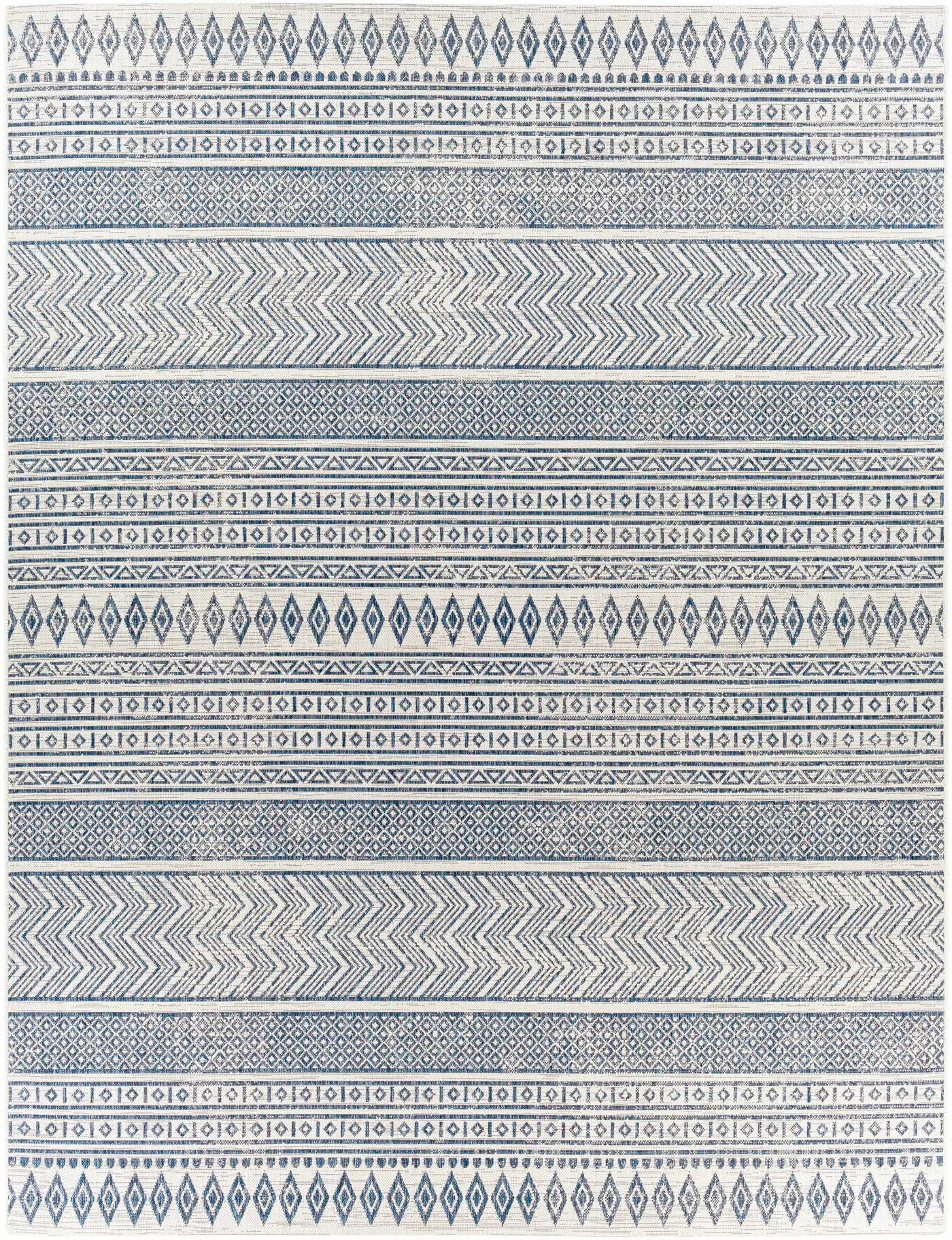Madras Light Blue Green All Over Performance Outdoor Area Rug by Boutique Rugs