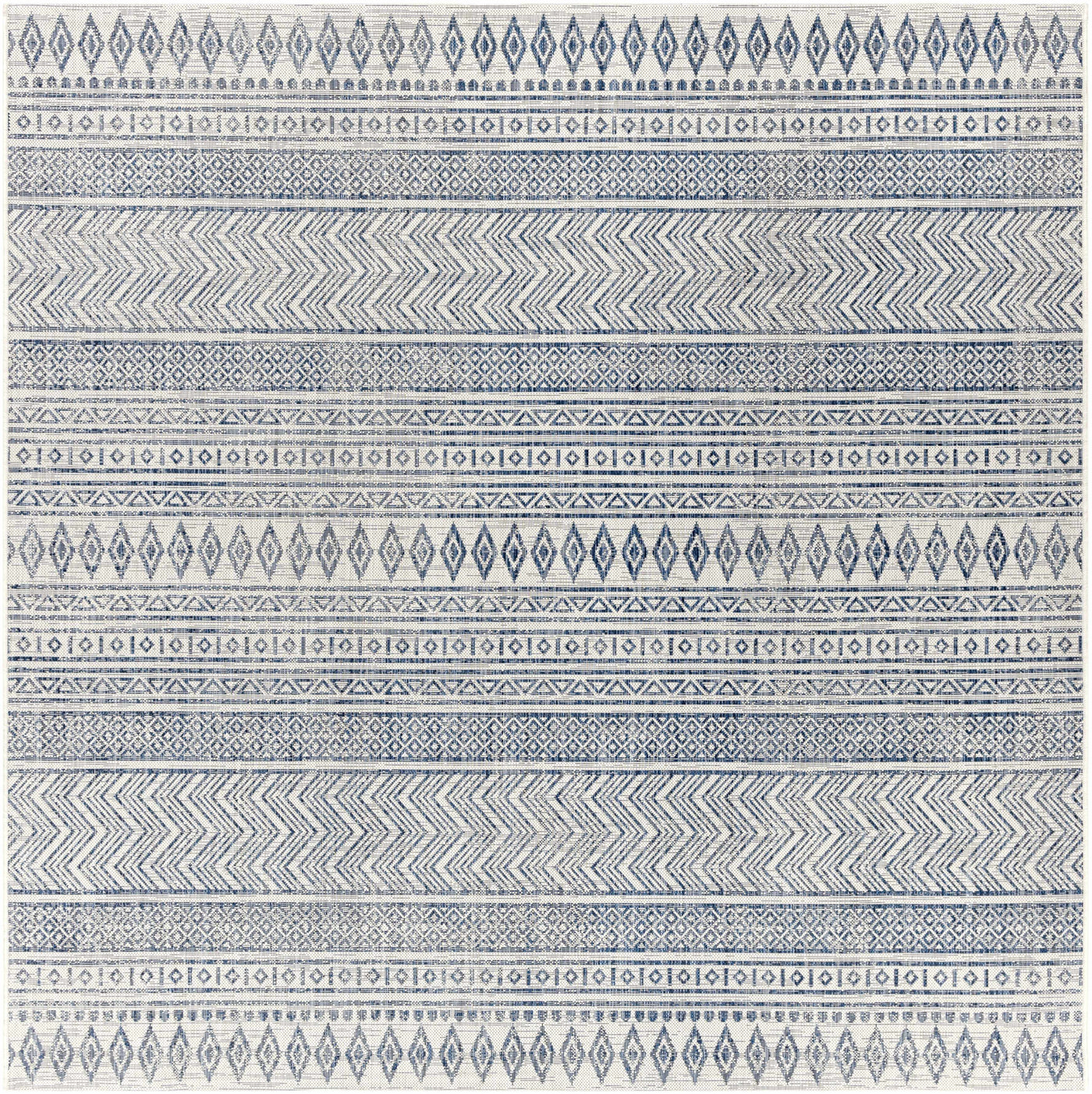 Madras Light Blue Green All Over Performance Outdoor Area Rug by Boutique Rugs