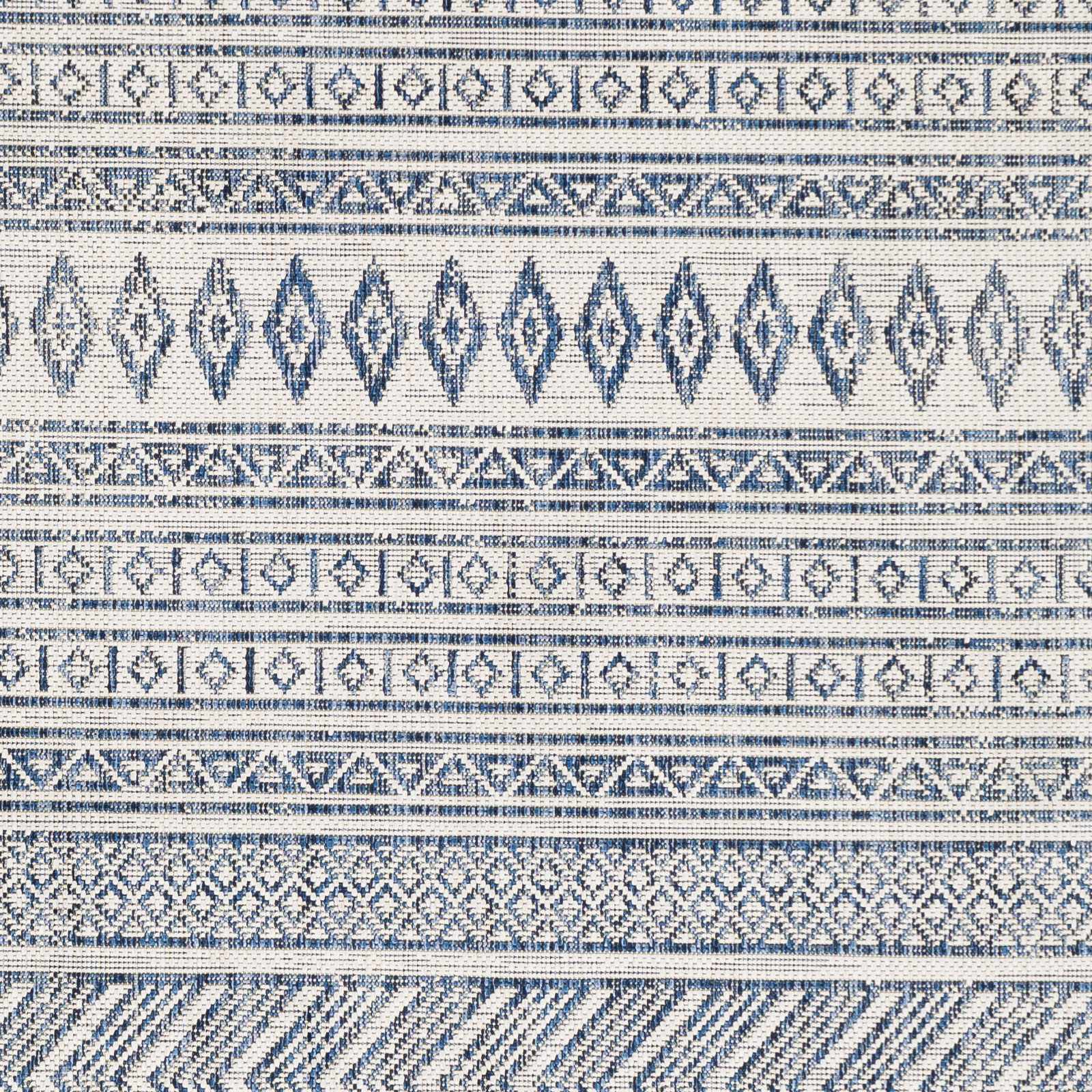 Madras Light Blue Green All Over Performance Outdoor Area Rug by Boutique Rugs