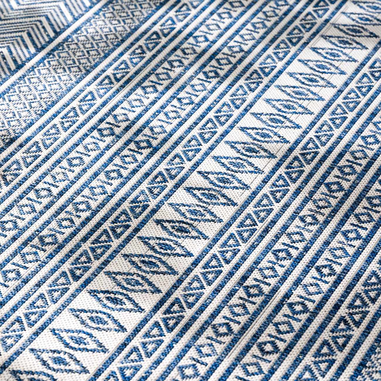 Madras Light Blue Green All Over Performance Outdoor Area Rug by Boutique Rugs