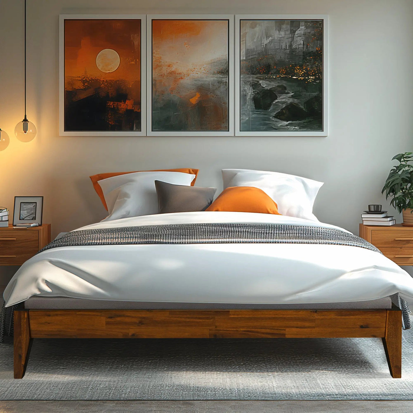 Mervyn Solid Wood Bed Frame by Megsu