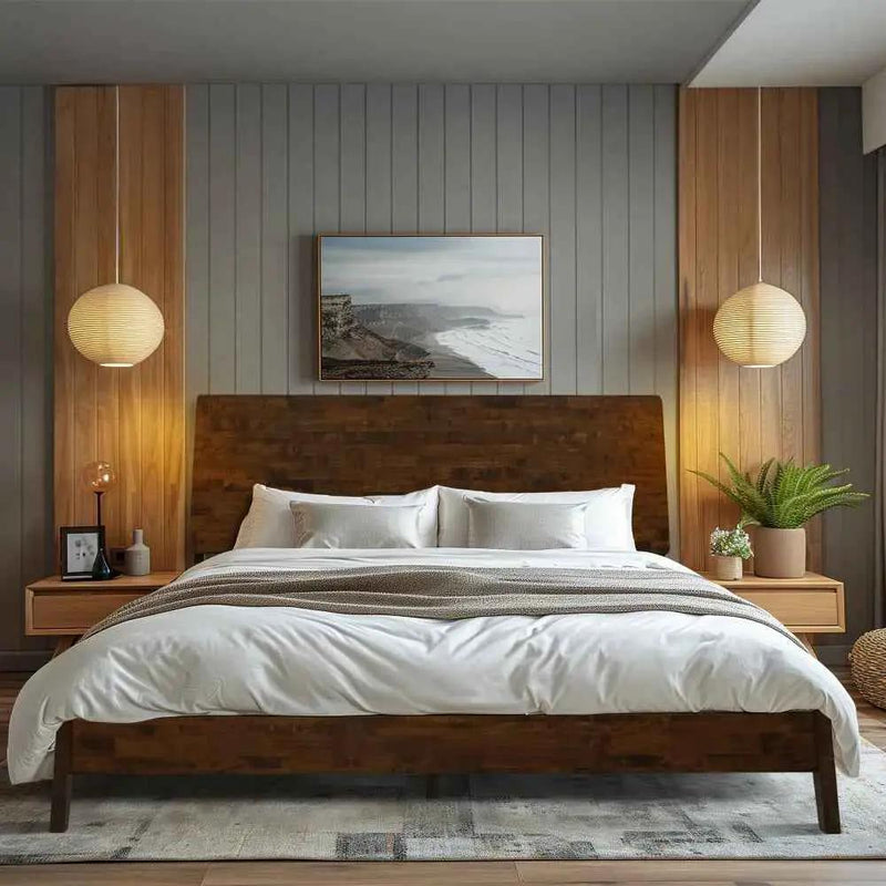 Serenity Solid Wood Bed Frame by Megsu