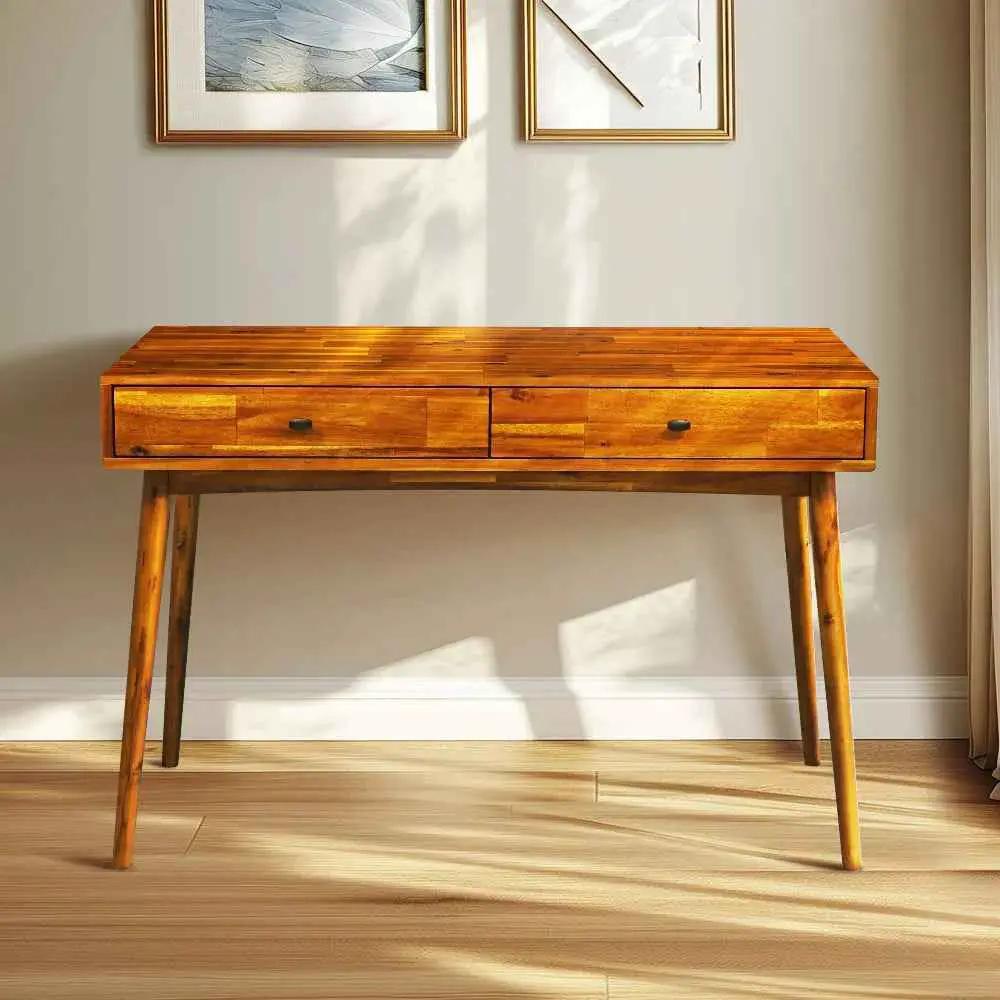 Lagom 48 Inches Solid Wood Desk by Megsu