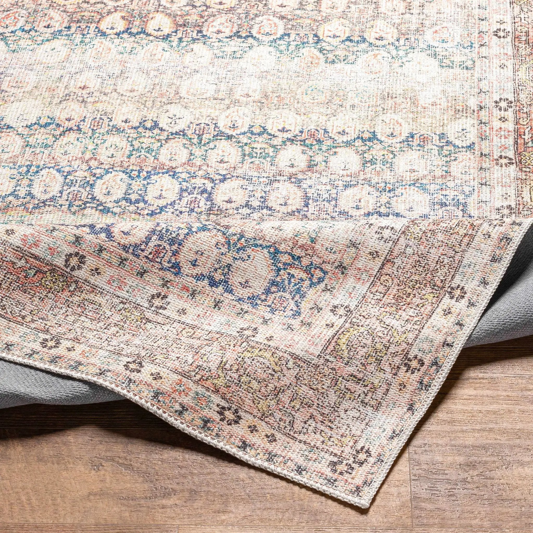 Maligaya Distressed Washable Rug - Clearance by Boutique Rugs