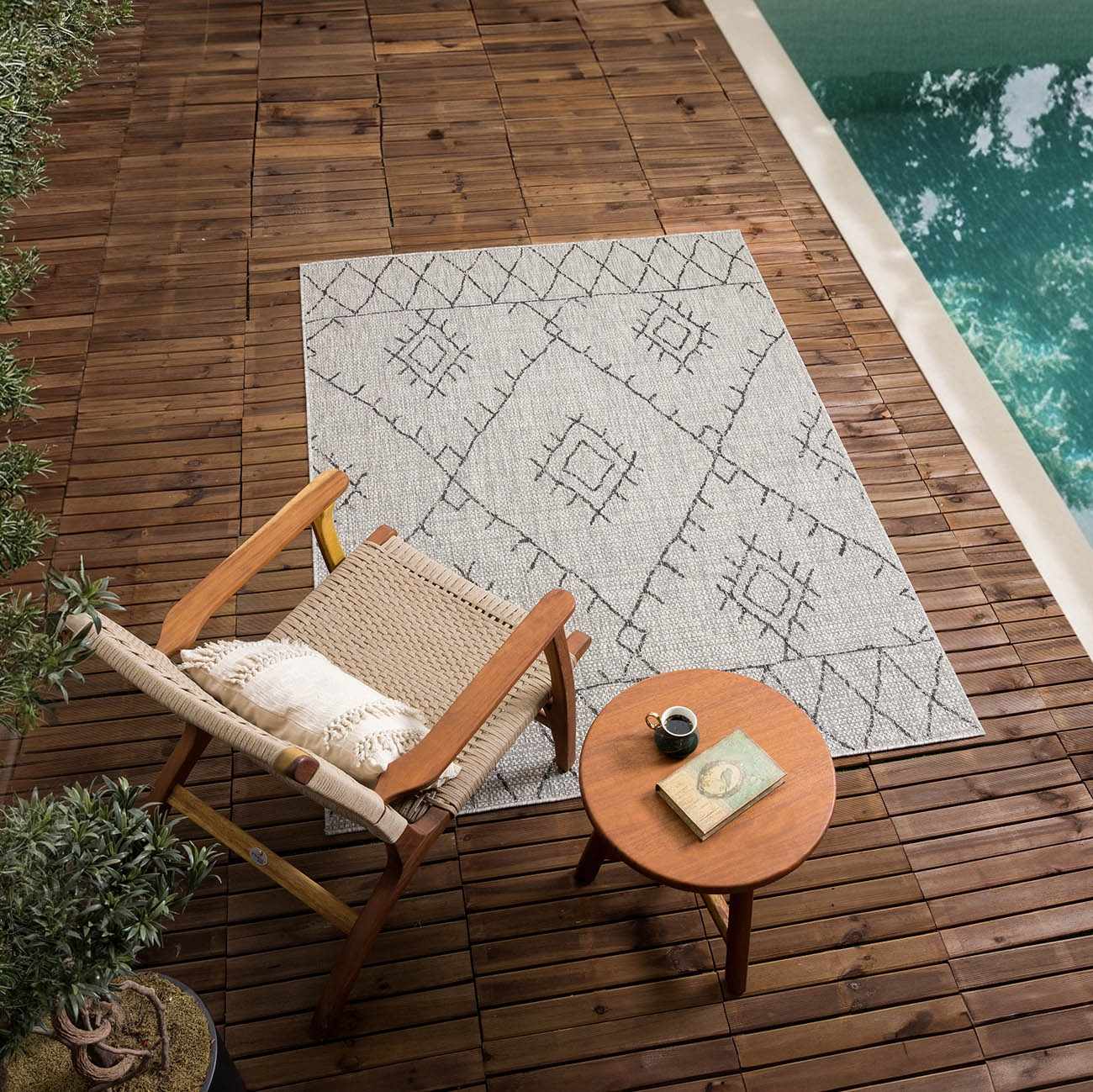 Marwood Nordic Performance Outdoor Rug by Boutique Rugs