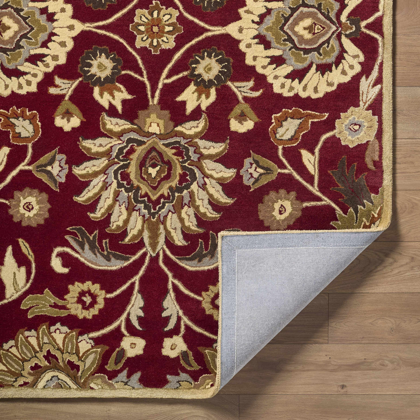 Conesus Red 1061 Hand Tufted Wool Rug by Boutique Rugs
