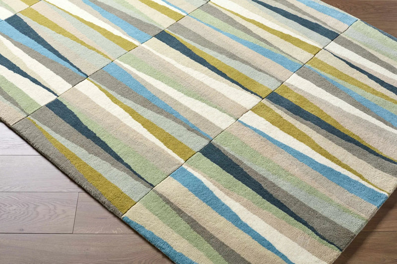 Mathiston Geometric Triangles Wool Rug by Boutique Rugs