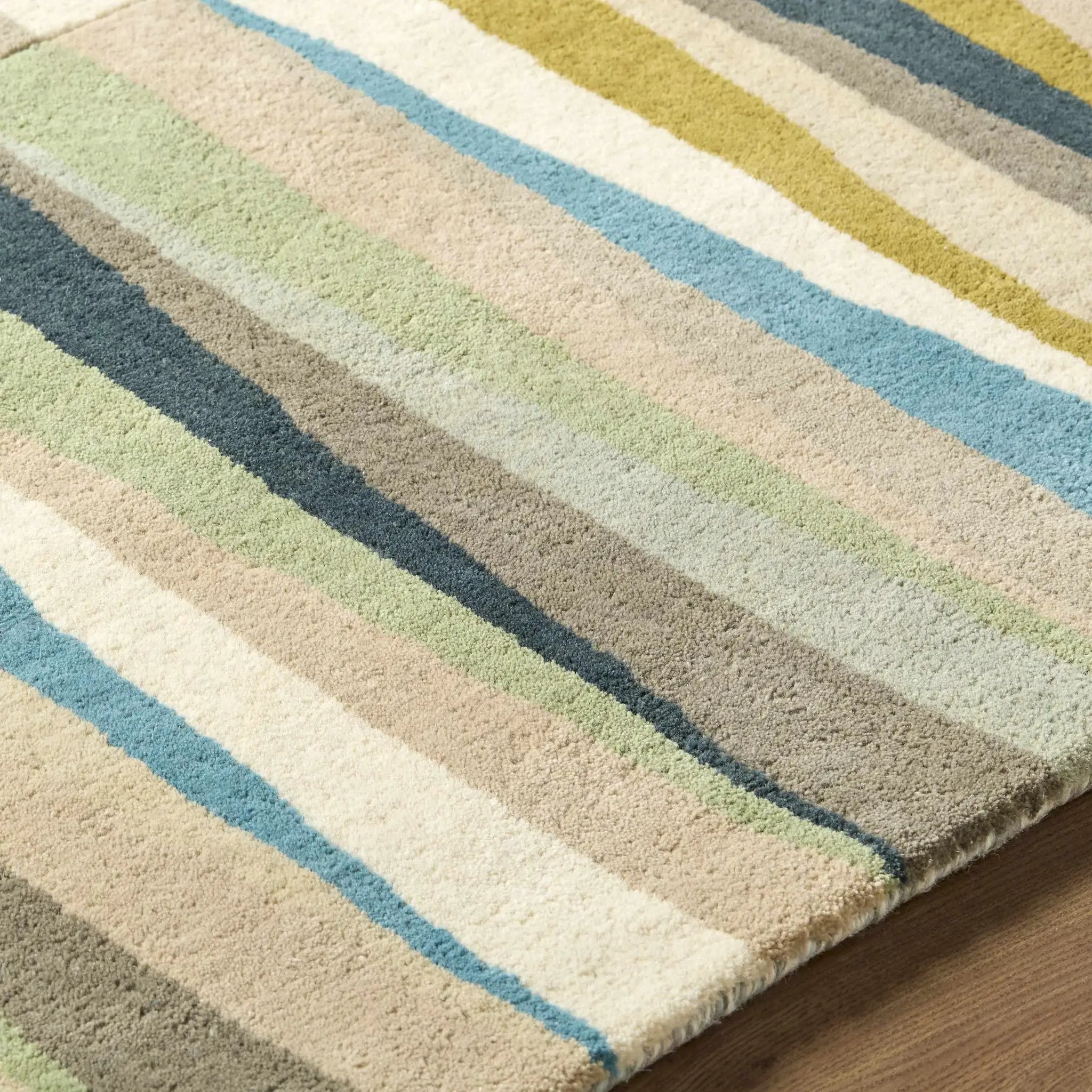 Mathiston Geometric Triangles Wool Rug by Boutique Rugs