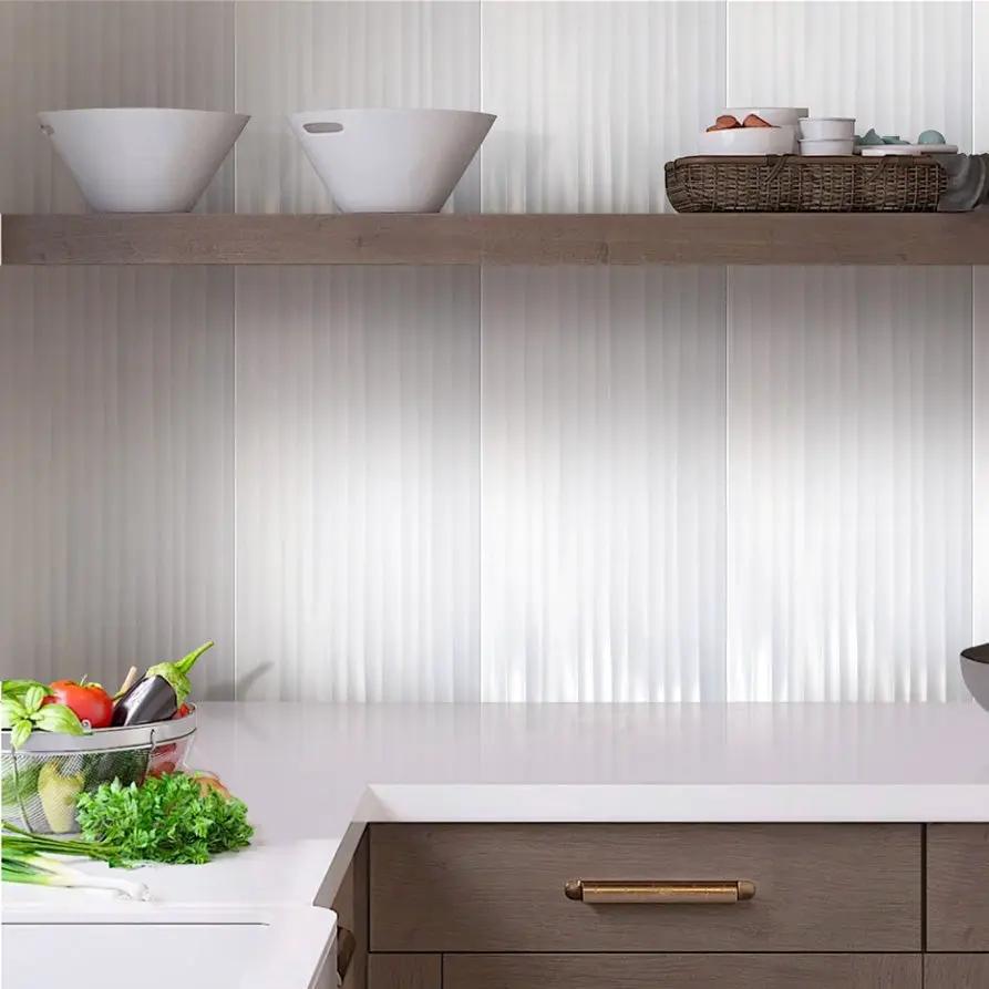 White 12x36 Ceramic Satin Field Tile (6 pack, 17.16 sq ft/case) by Apollo Tile