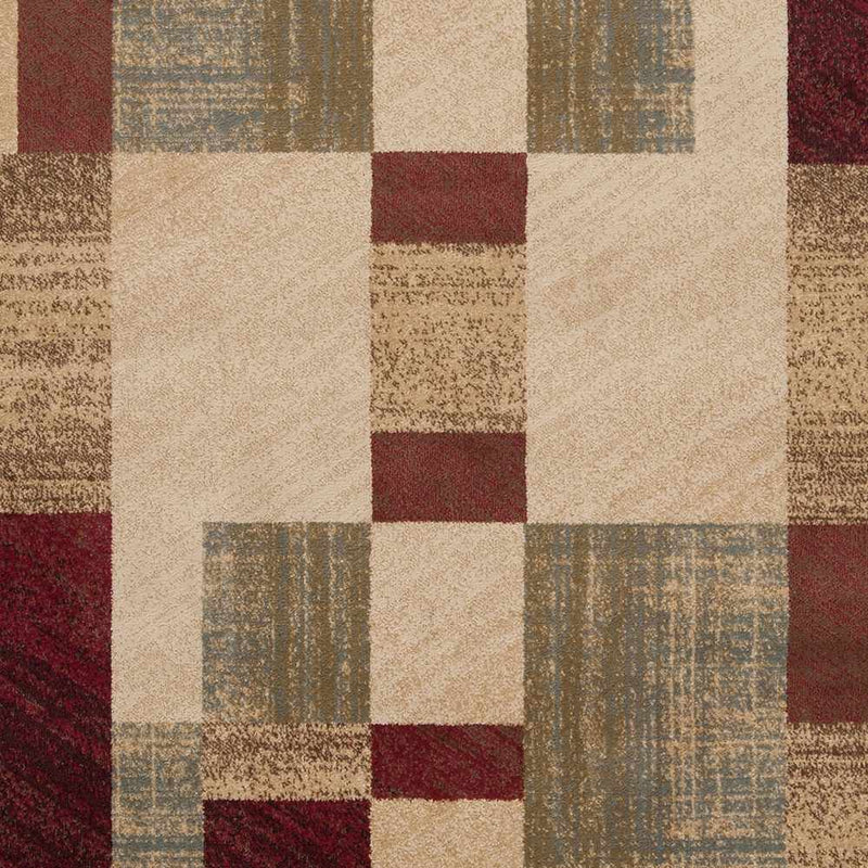 Maumee Brown Mosaic Performance Rug - Clearance by Boutique Rugs