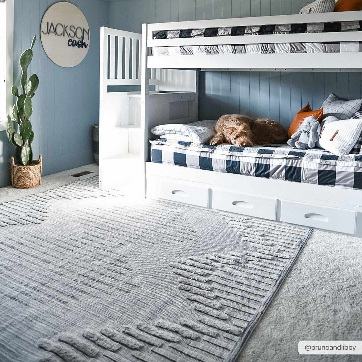 Maulawin High-Low Rustic Rug by Boutique Rugs