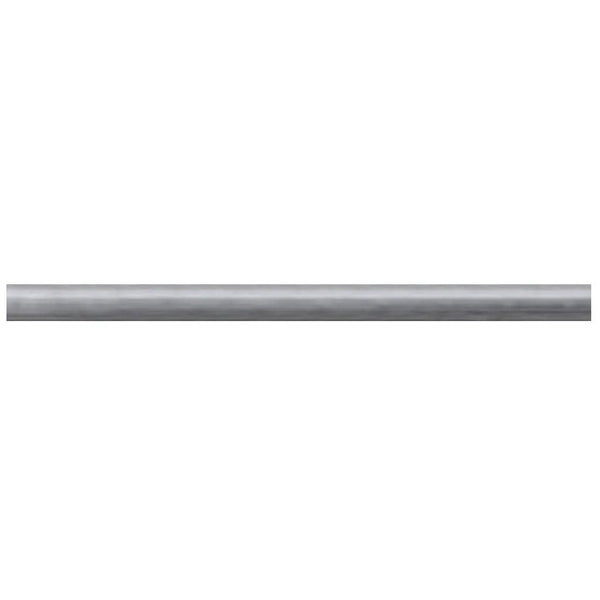 Cloud Gray 0.5x12 Polished Bardiglio Nuvolato Pencil Marble Tile Trim (10 pack, 0.5 sq ft/case)