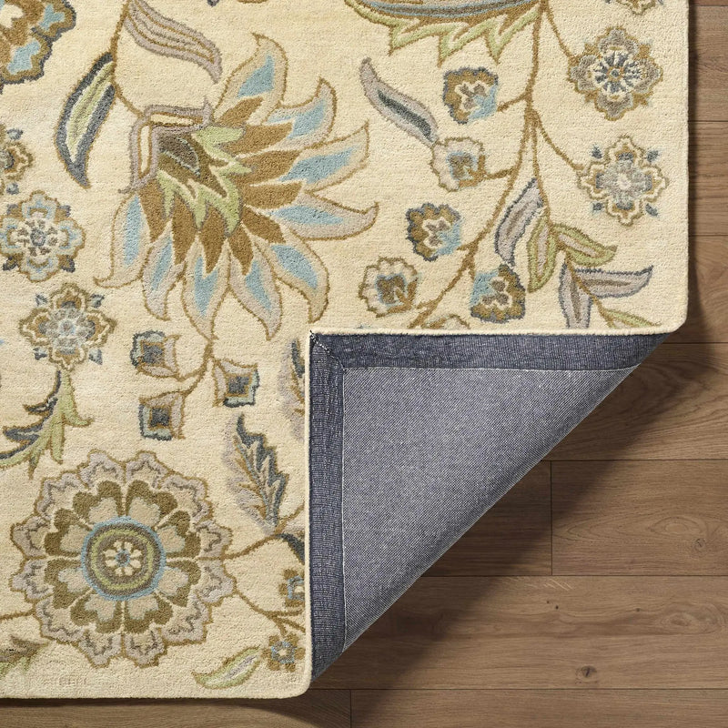 Mack Floral Wool Area Carpet by Boutique Rugs