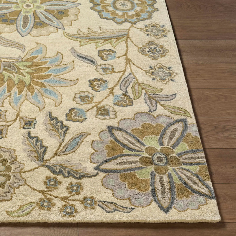 Mack Floral Wool Area Carpet by Boutique Rugs
