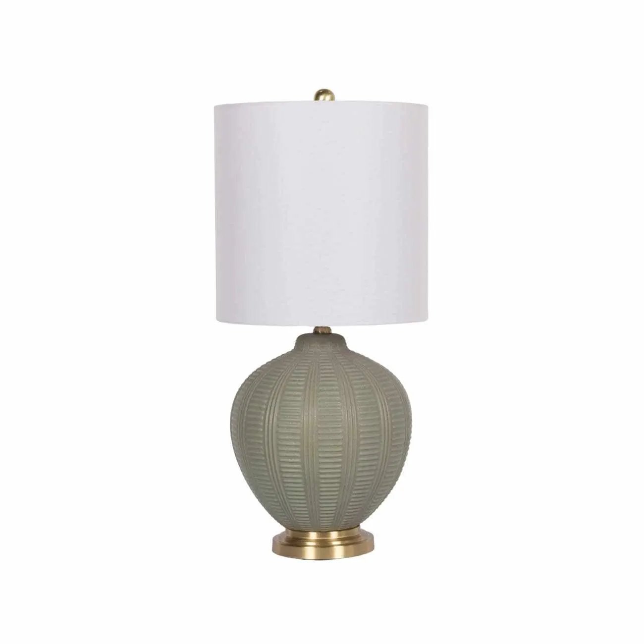 McMurray Green Textured Table Lamp - Clearance by Boutique Rugs